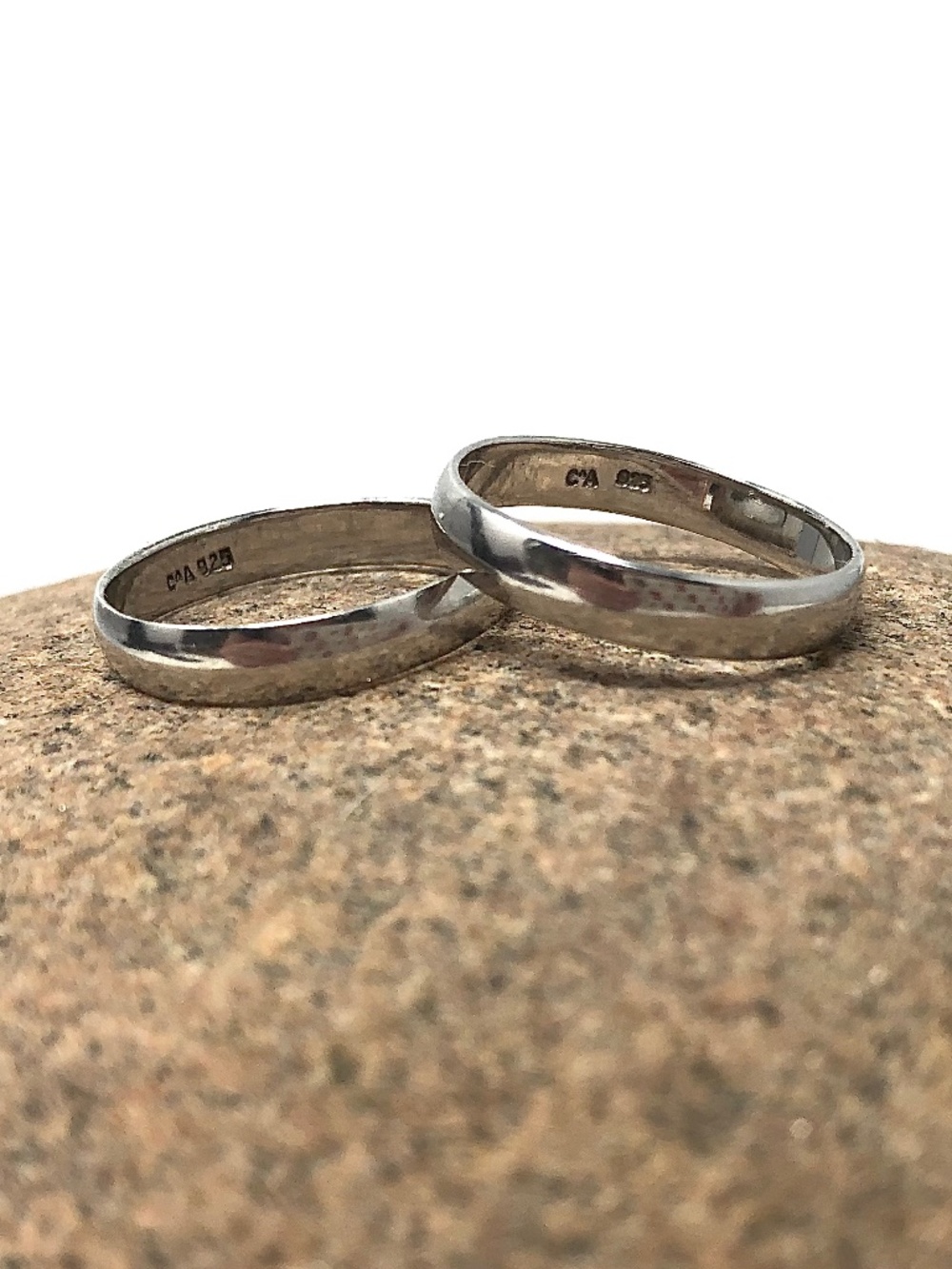 Château d´Argent sterling silver 925 band rings